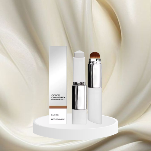Color changing foundation